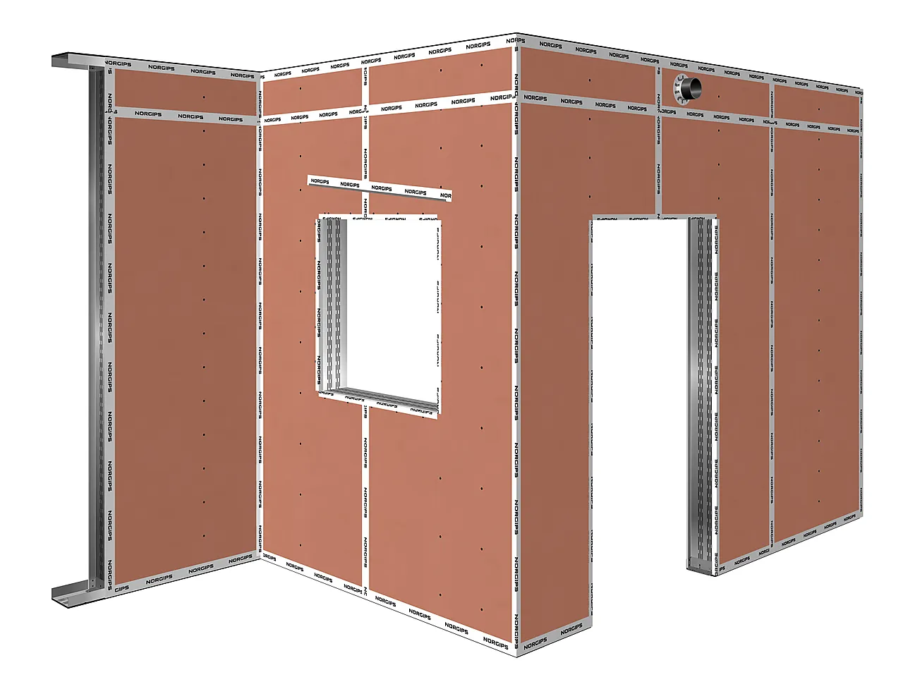 Vindtettingstape 60 mm null - null - 2 - Miniatyr
