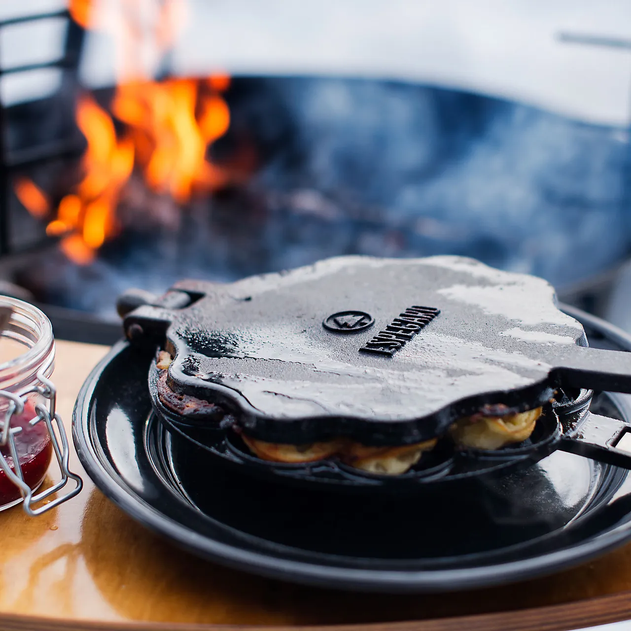 Vaffeljern til bålpanne null - null - 3 - Miniatyr