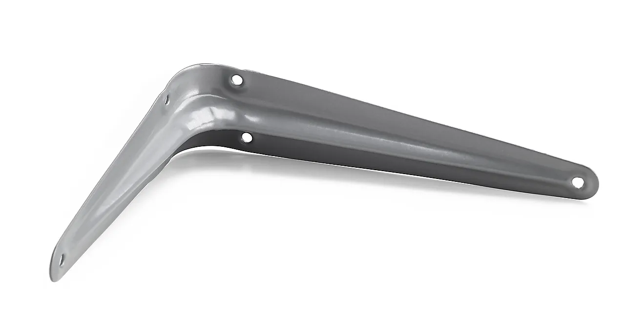 Hyllevinkel 148 125x150mm sølv maks belastning 30 kg eske 20 stk