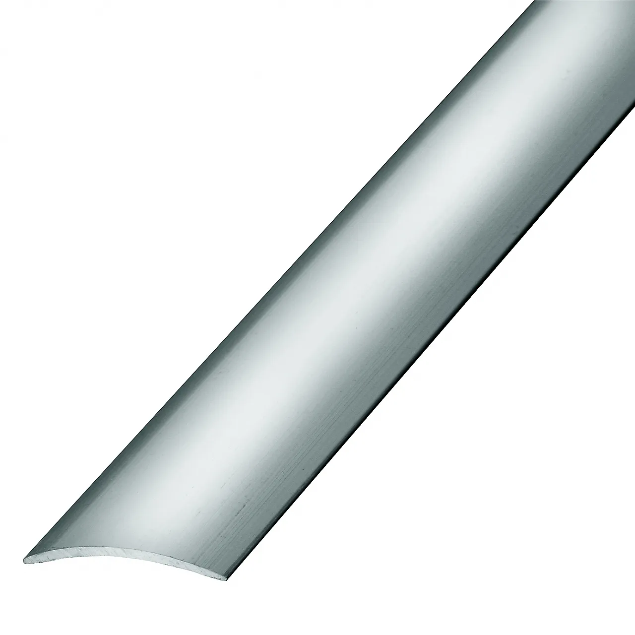 Overgangslist 2,7 meter 30 mm rustfri stål selvklebende