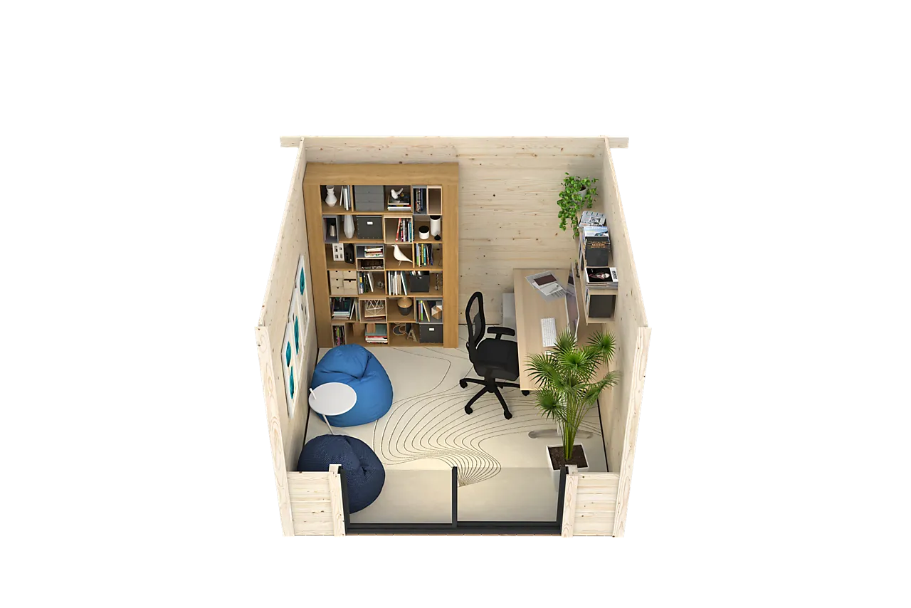 Hagestue Lydia 8,0 m² slide null - null - 3 - Miniatyr