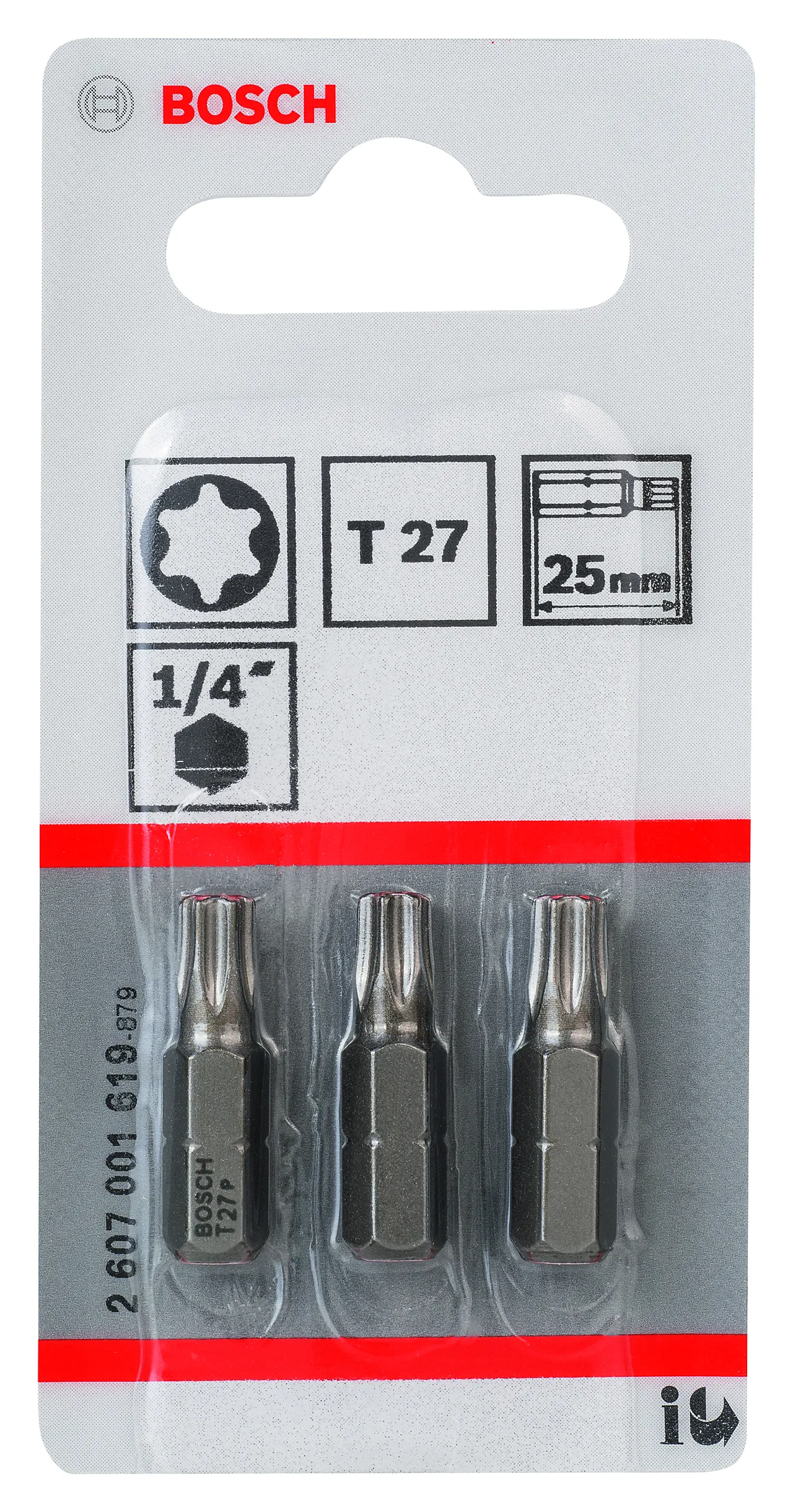 Bits-003 T27 25mm 3 stk null - T27 - 2 - Miniatyr