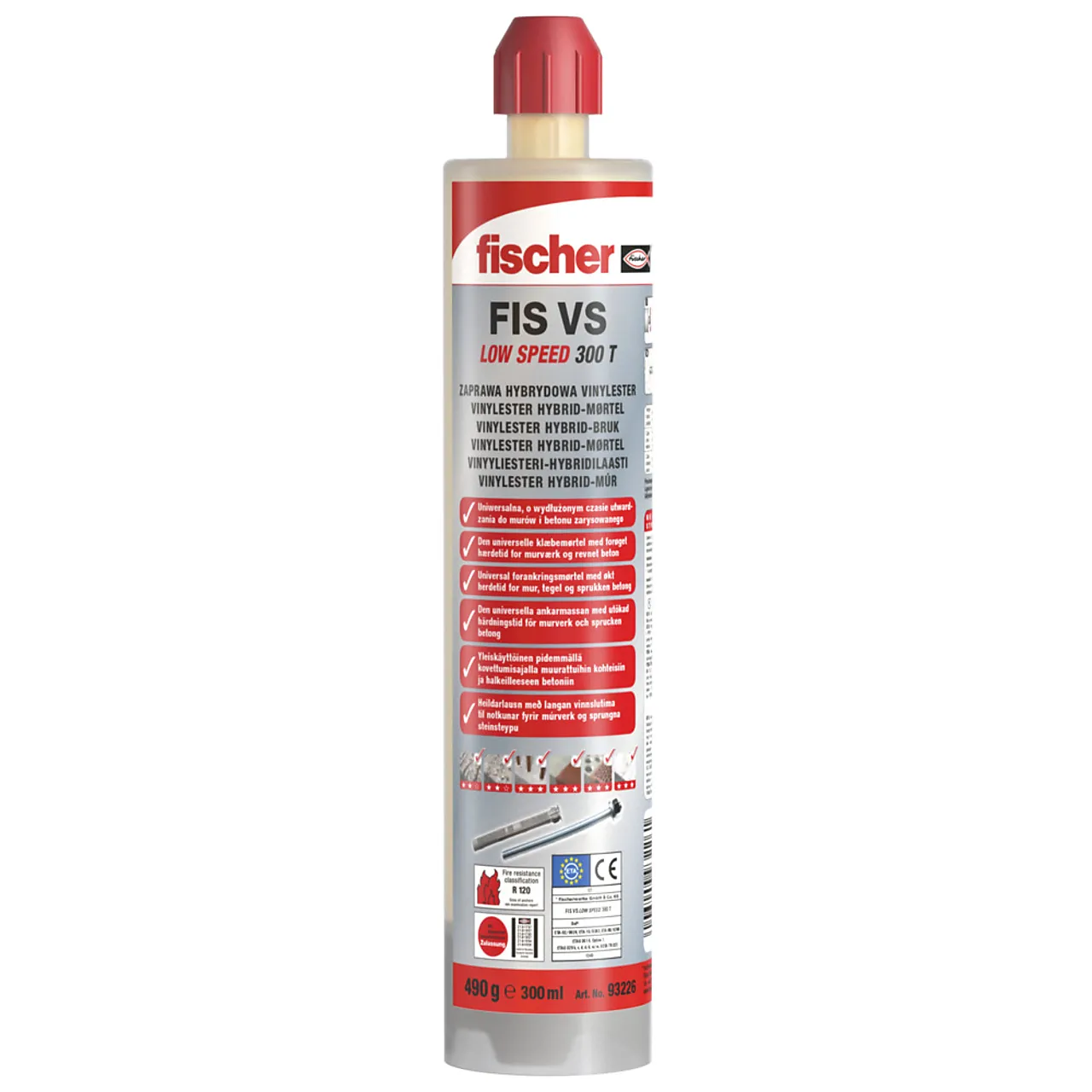 Forankringsmørtel fis vs300 med 2 spisser fischer null - null - 3 - Miniatyr