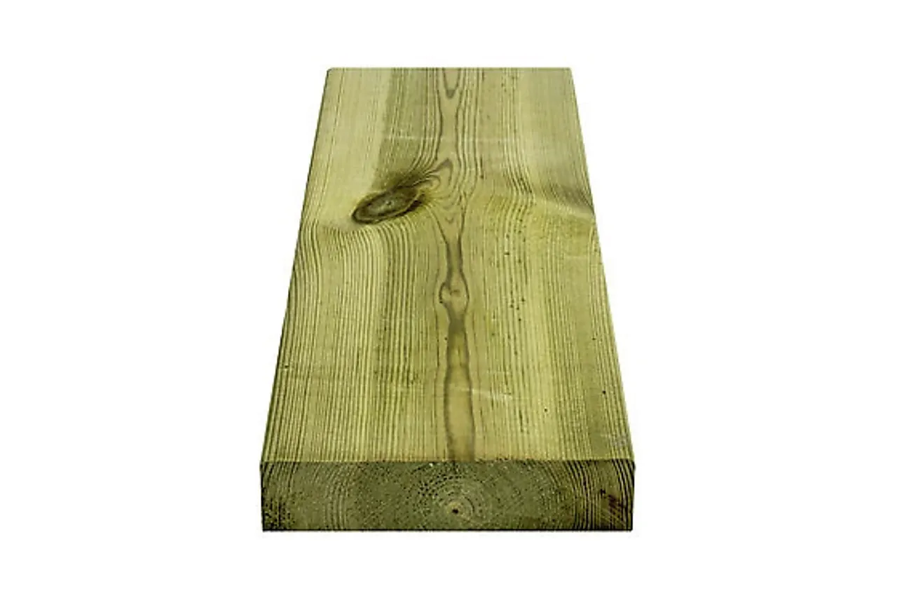 Terrassebord impregnert furu 28x120x5400 mm