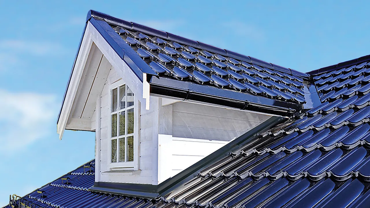 Skottrenne tak/vegg 2m sort isola