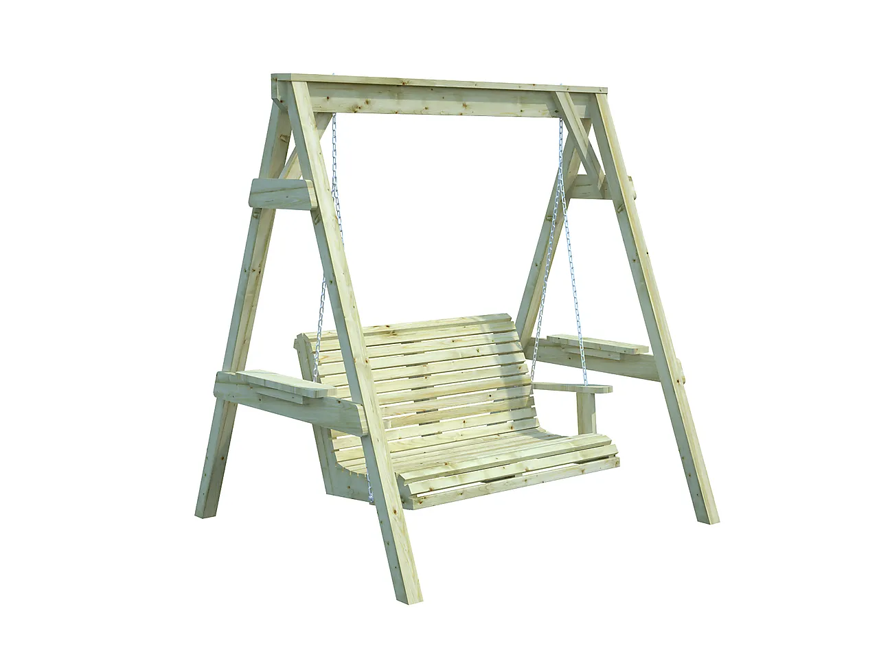 Palmako benkhuske Sigrid trykkimpregnert tre null - null - 3 - Miniatyr