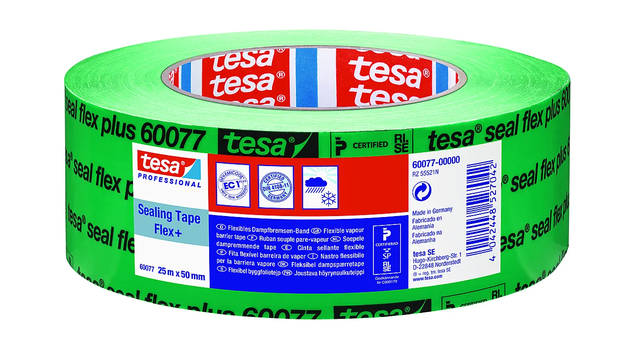 Universaltape damp-og vindsperre