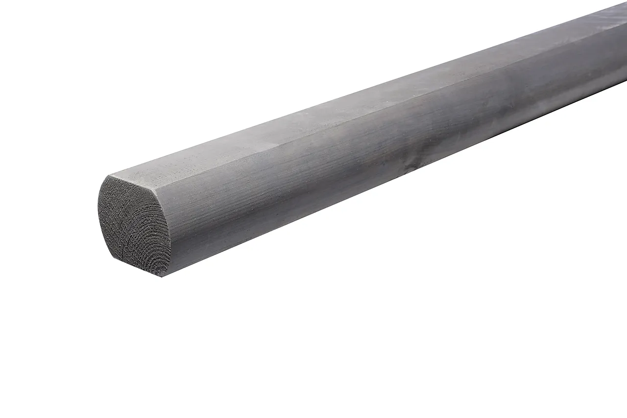 Hagesville 10x12x250 cm klasse A royalbehandlet furu rg.25 grå