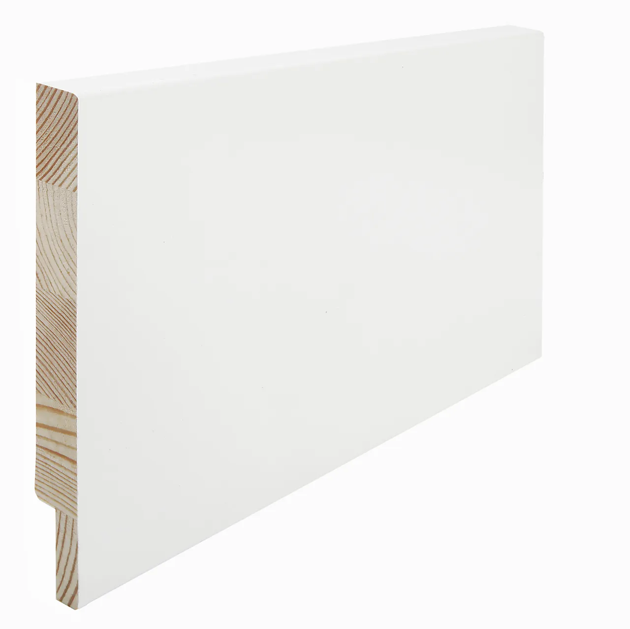 Utforing furu laminert hvit bomull S0502-Y 18x195x4400 mm