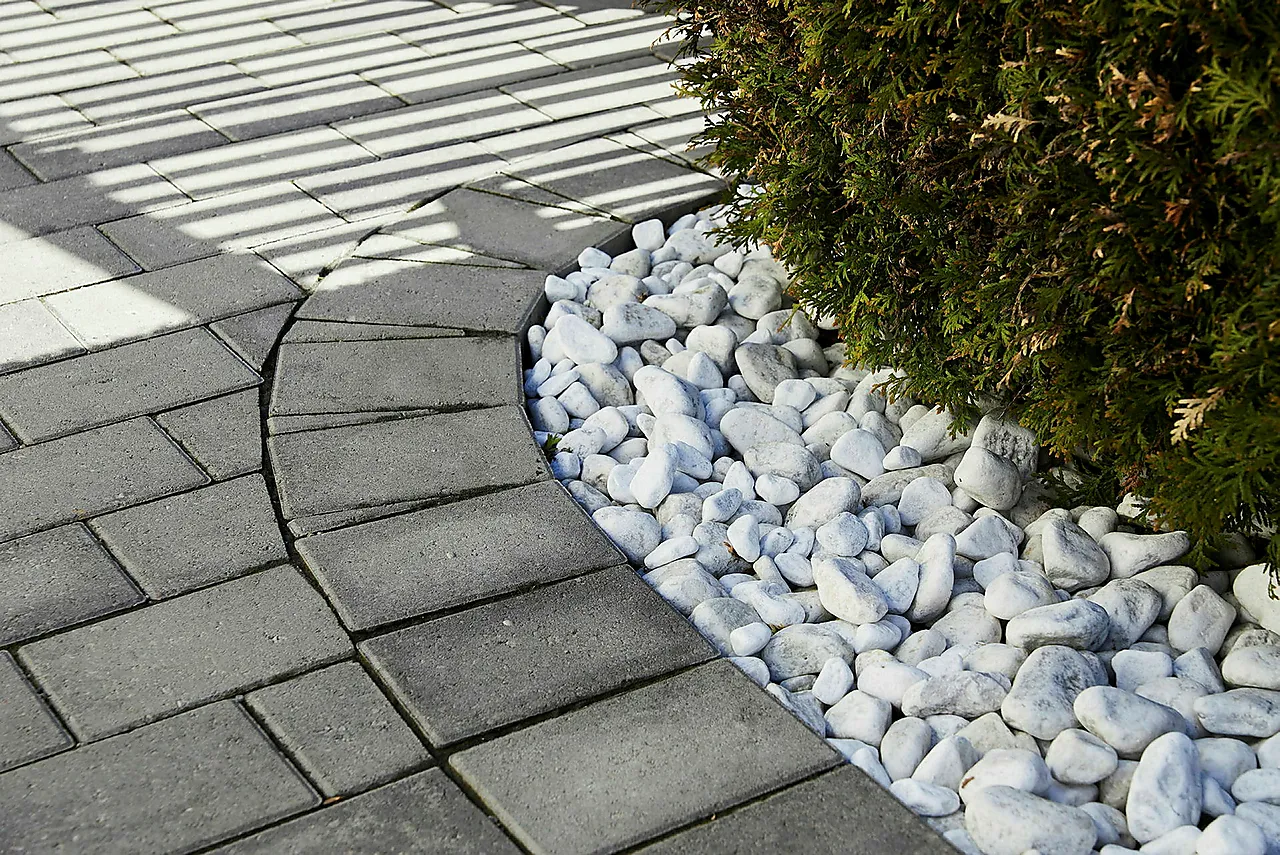 Dekorstein tromlet hvit 25-40 mm 20 kg null - null - 2 - Miniatyr