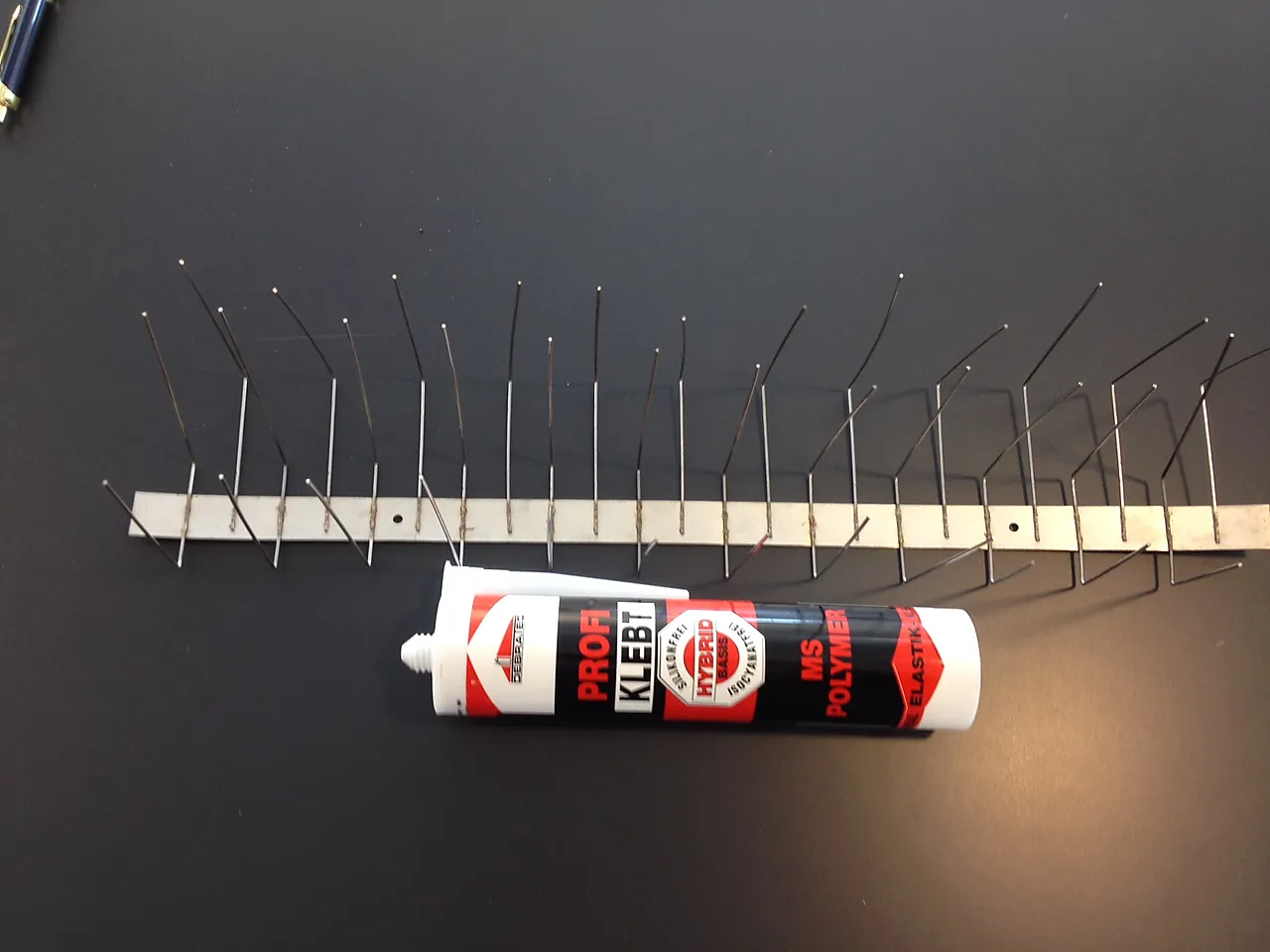 Fugleskrekk 50 cm rustfri skarpnes