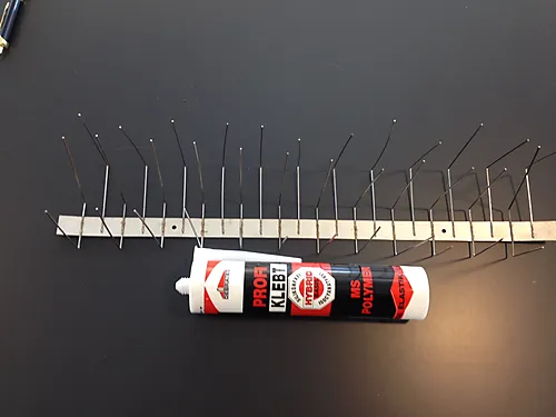 Fugleskrekk 50 cm rustfri skarpnes