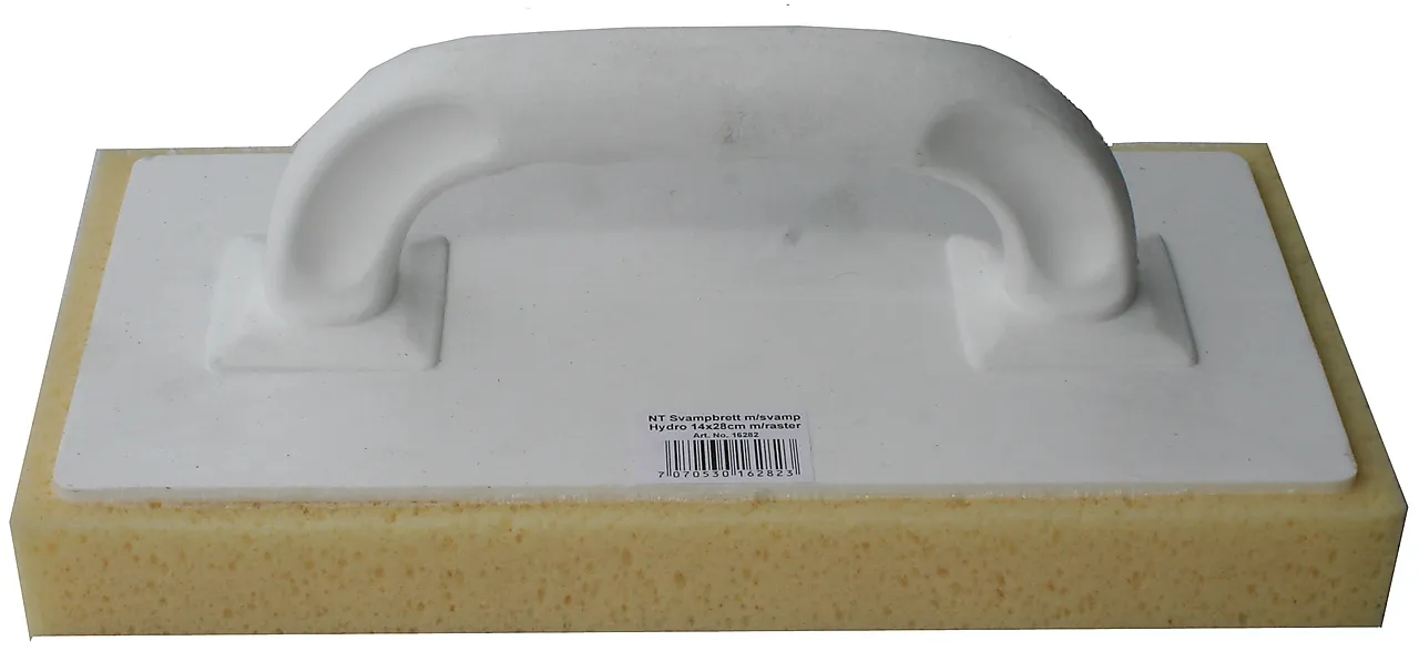 Svampbrett m/svamp Hydro NT 14x28 cm Svampbrett m/svamp Hydro NT 14x28 cm