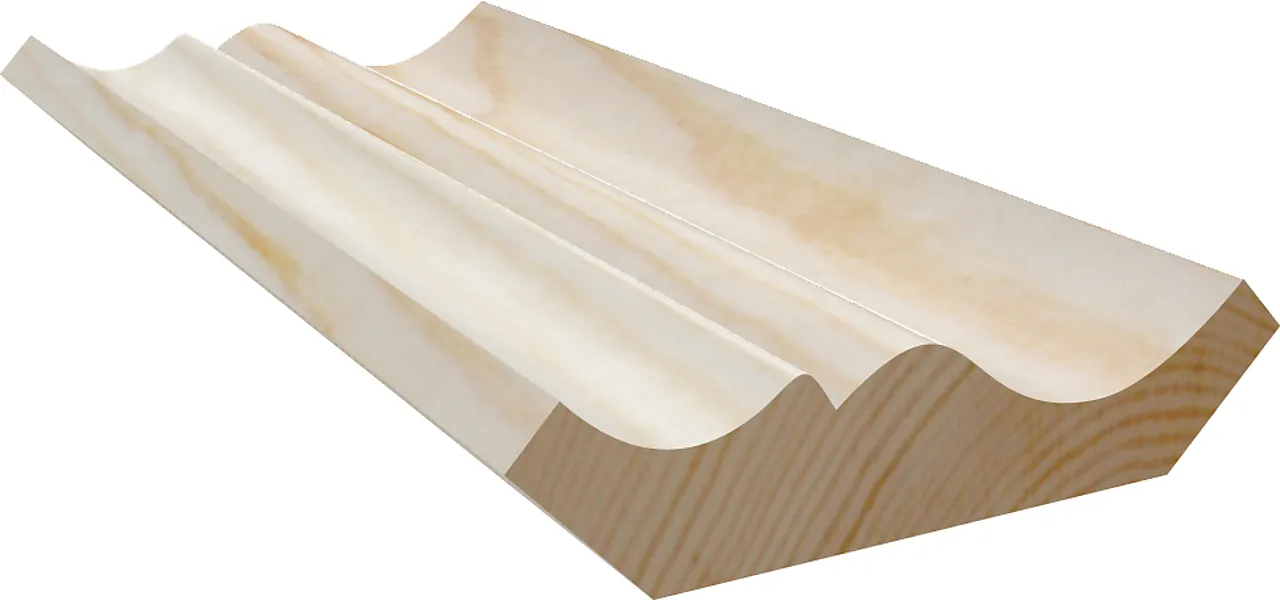 Taklist 21x95 mm ubehandlet furu null - null - 2 - Miniatyr