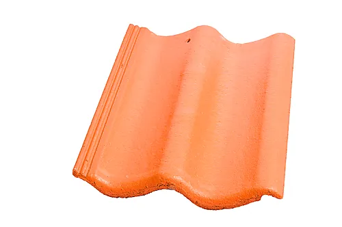 Takstein dobbel edel teglrød