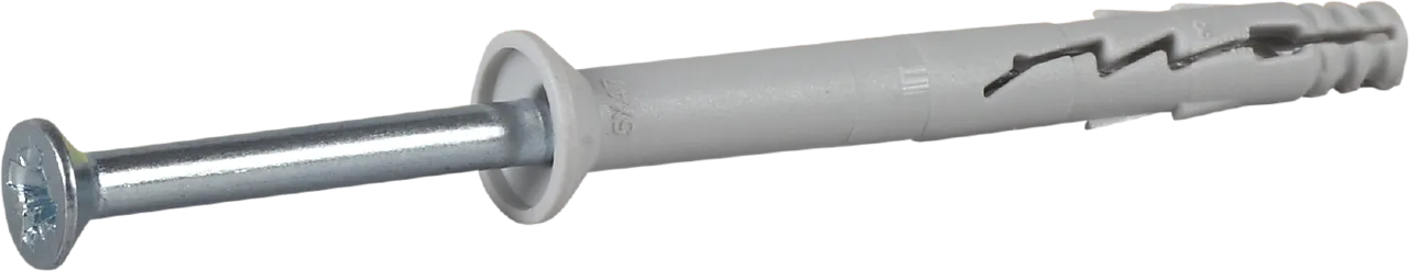 Spikerplugg senk 5x47 fzb a-10 forsenket krage blankforsinket stål