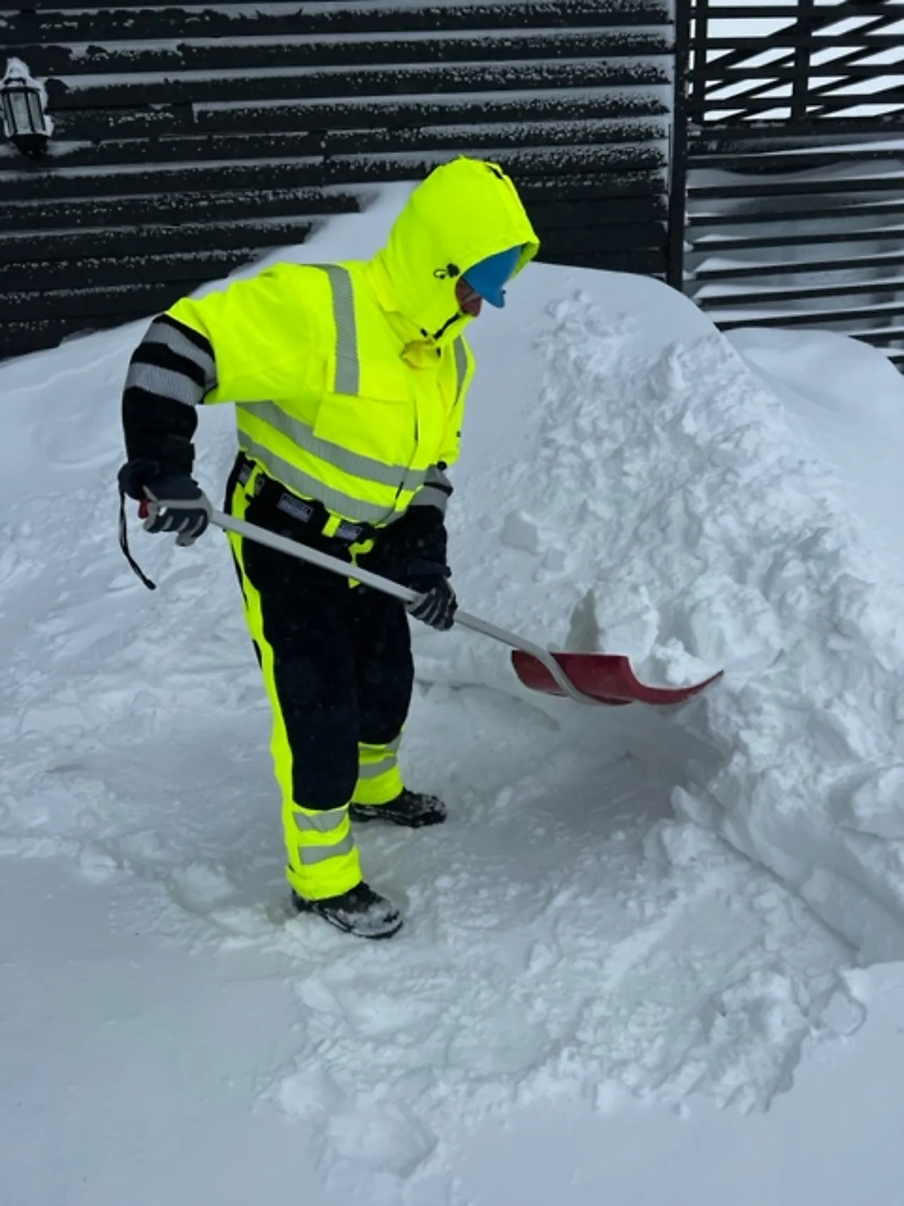 Kjeledress vinter 4WS gul str XL null - XL - 2 - Miniatyr