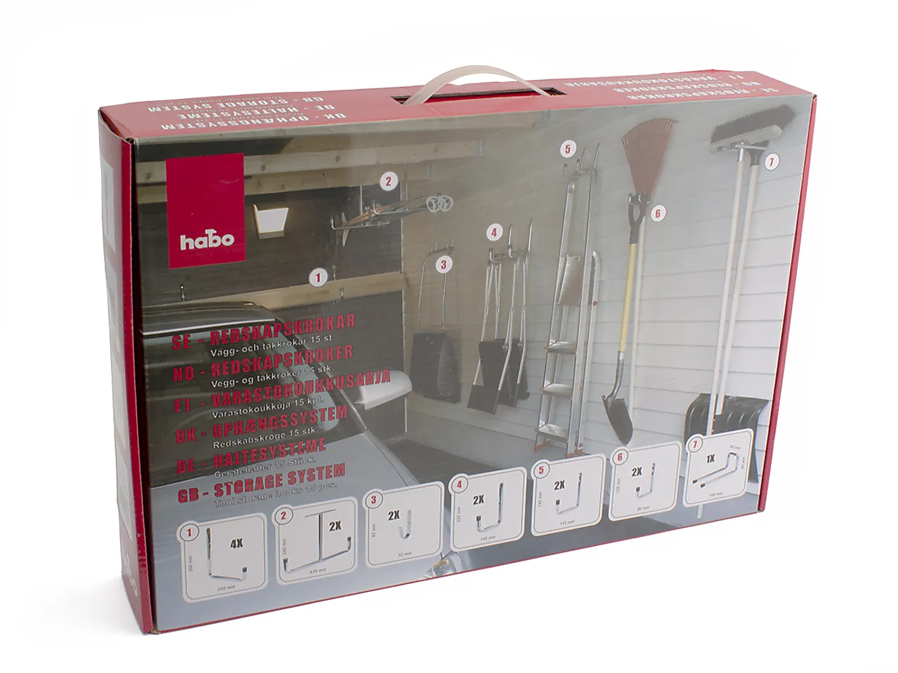 Redskapskroksett 8500 15 deler