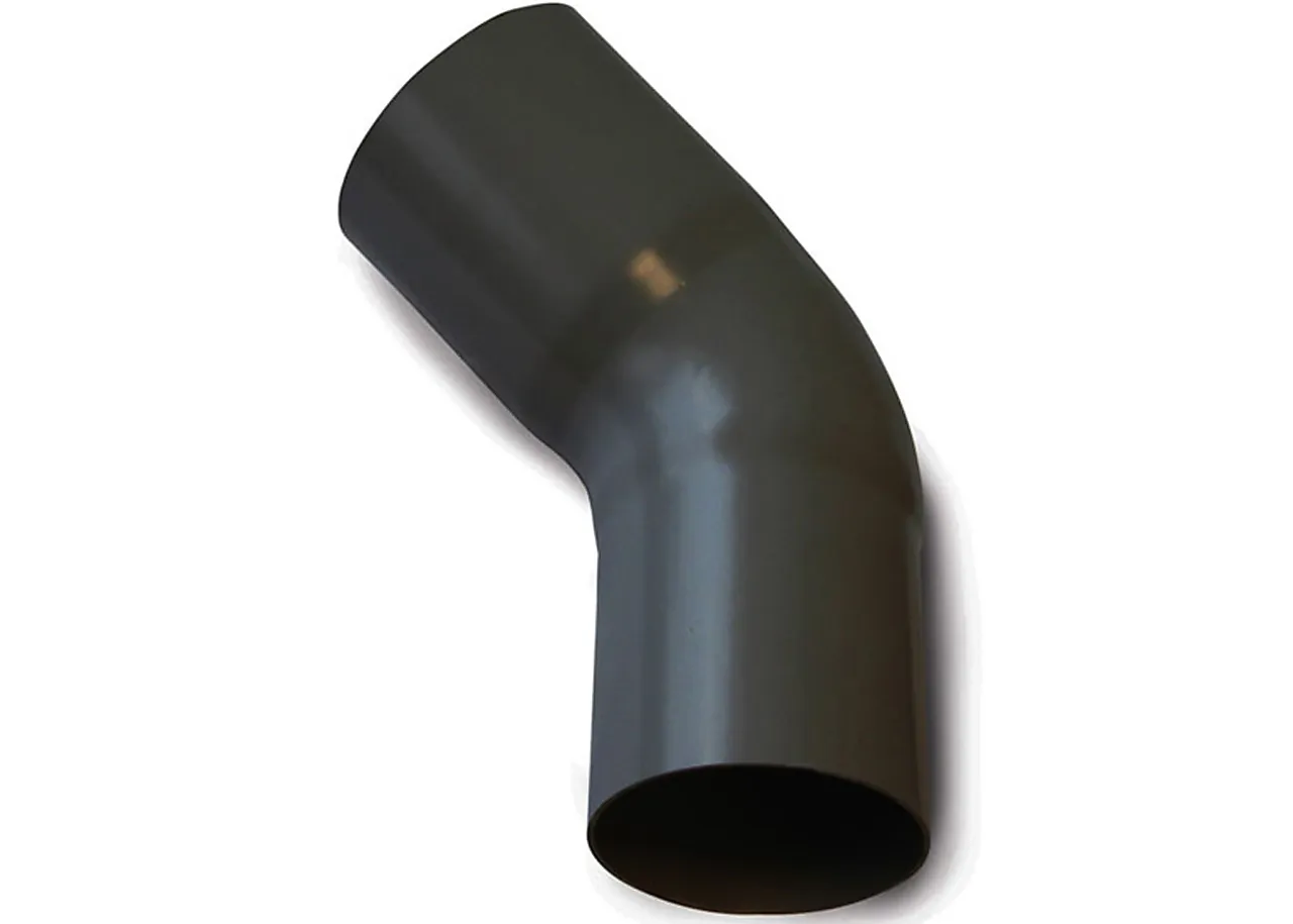 Bend 45° ø 75 mm sort