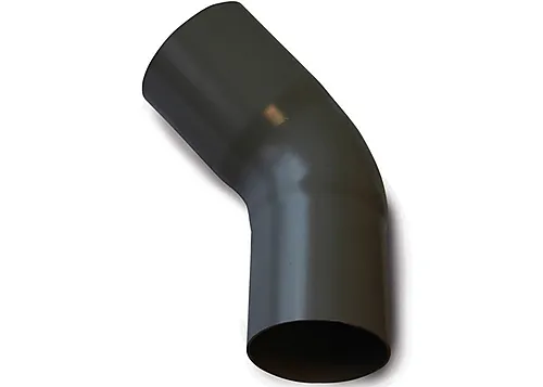 Bend 45° ø 75 mm sort
