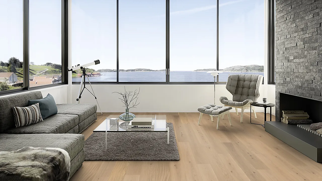 Parkett eik anim børst castle pure 14x209x2200mm pl 5g live pure lakk null - null - 2 - Miniatyr