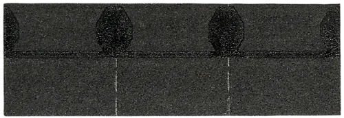 Isola takfot/møneplate sort 54 stk/18 plater