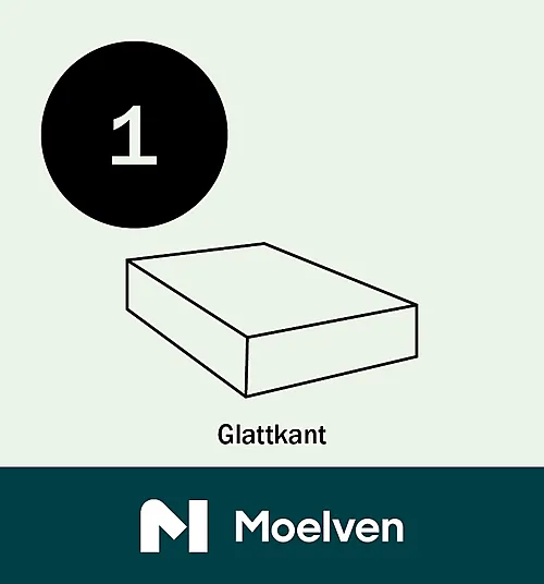 Glattkantlist 20x168 mm ubehandlet furu