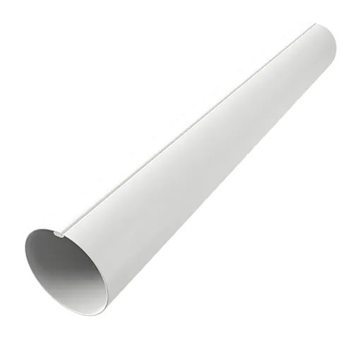 Nedløpsrør 70 mm 3 meter hvit