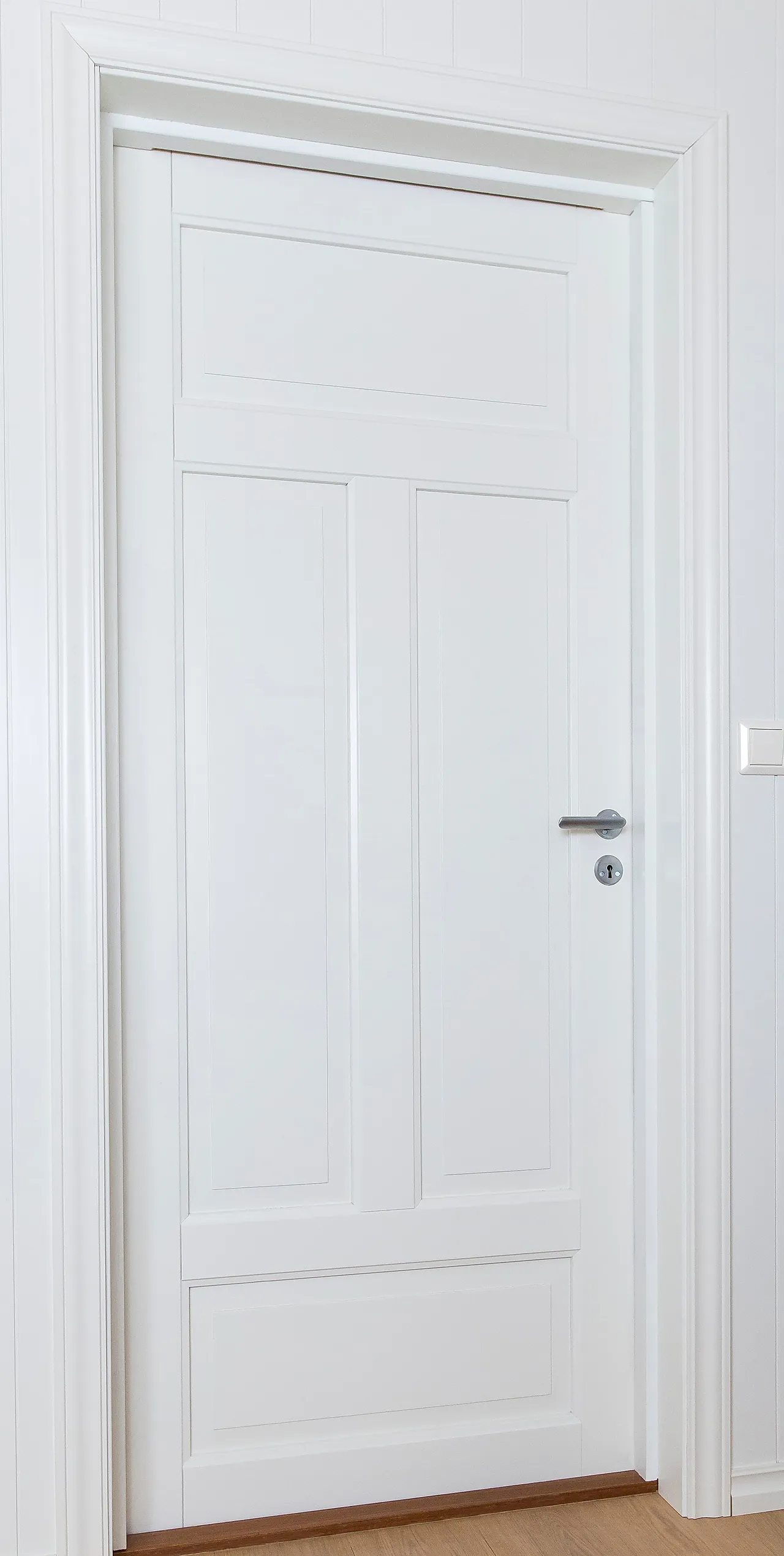 Dørsett furu 18x045 utforing klassisk hvit null - 18x045 - 2 - Miniatyr