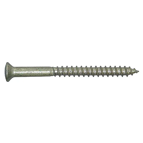 Treskrue messing linsehode PZ 4x30 mm 20 stk