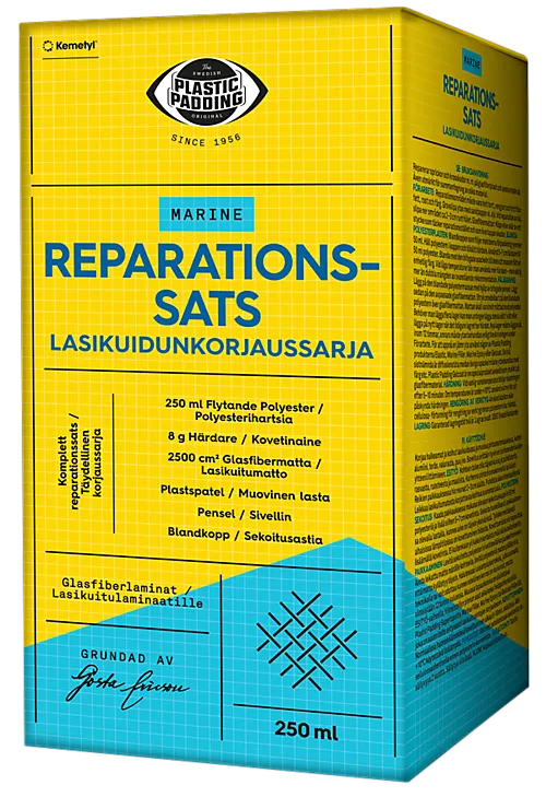 Sparkel marine reperationsats plastic padding