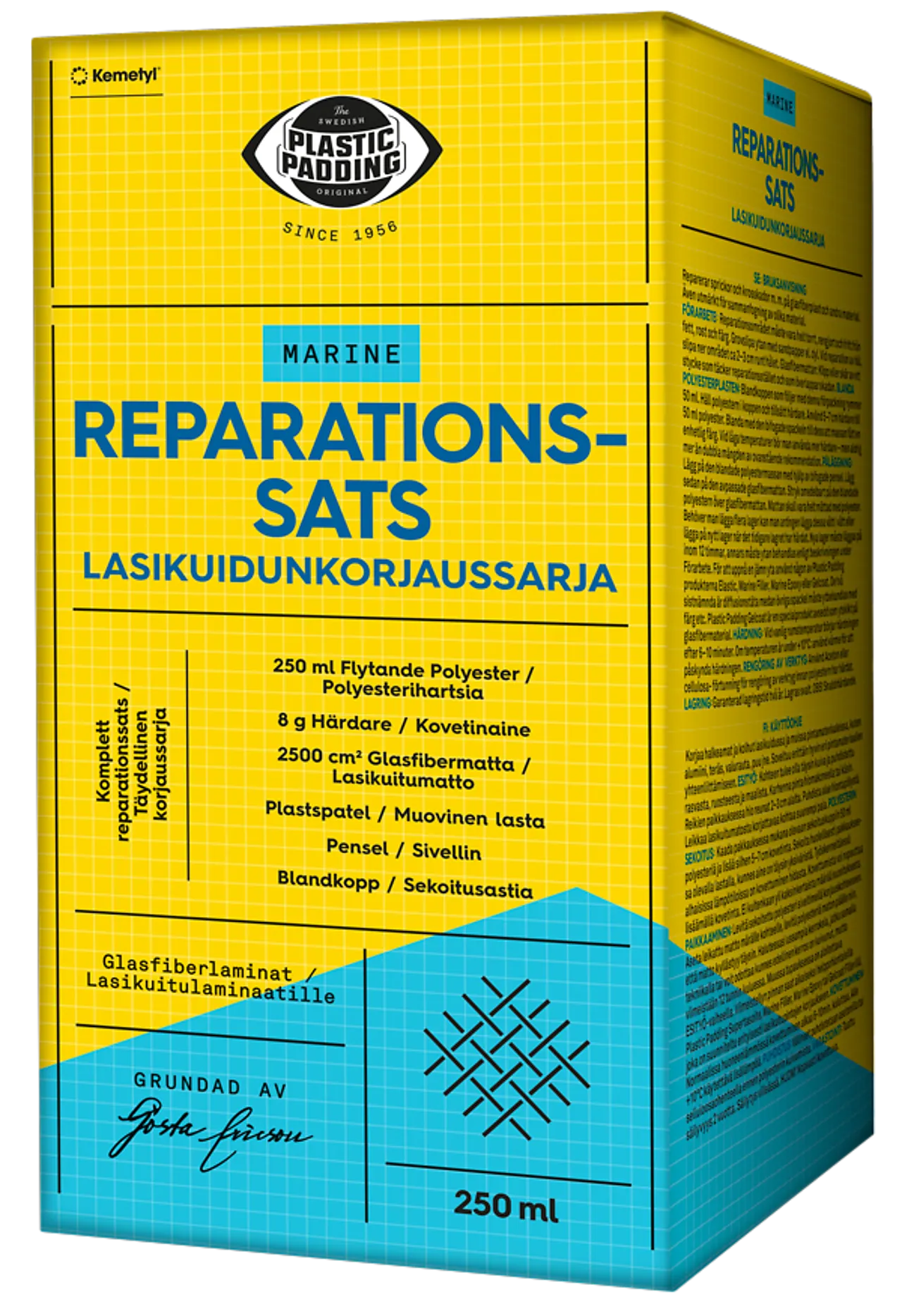 Sparkel marine reperationsats plastic padding Sparkel marine reperationsats plastic padding