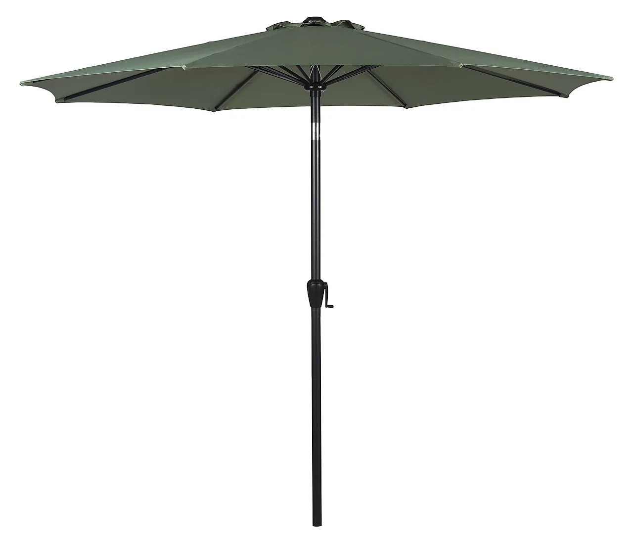 Parasoll med tilt Ø3 meter sort/grønn null - null - 2 - Miniatyr