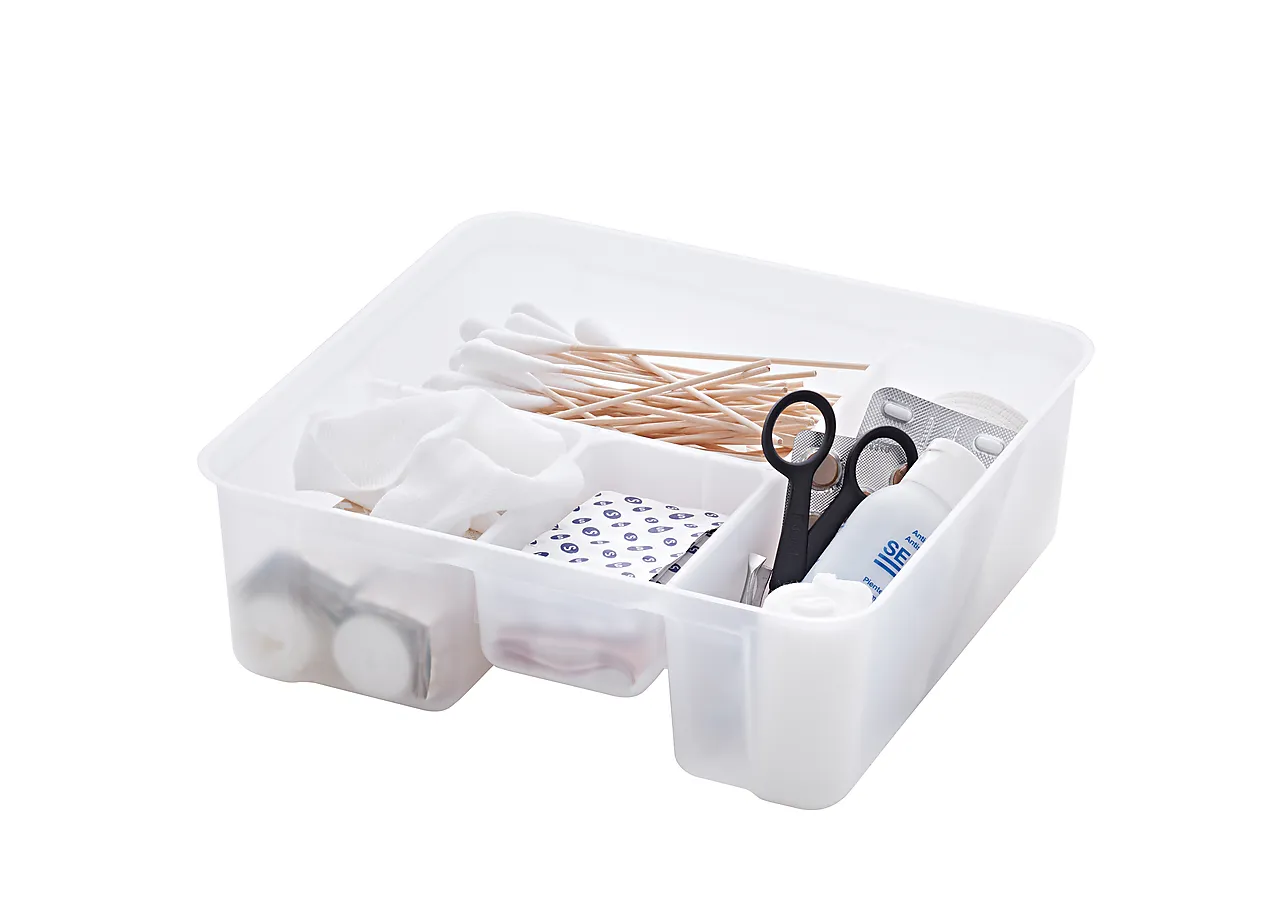 Innsats til oppbevaringsboks 12/13 transparent null - null - 2 - Miniatyr