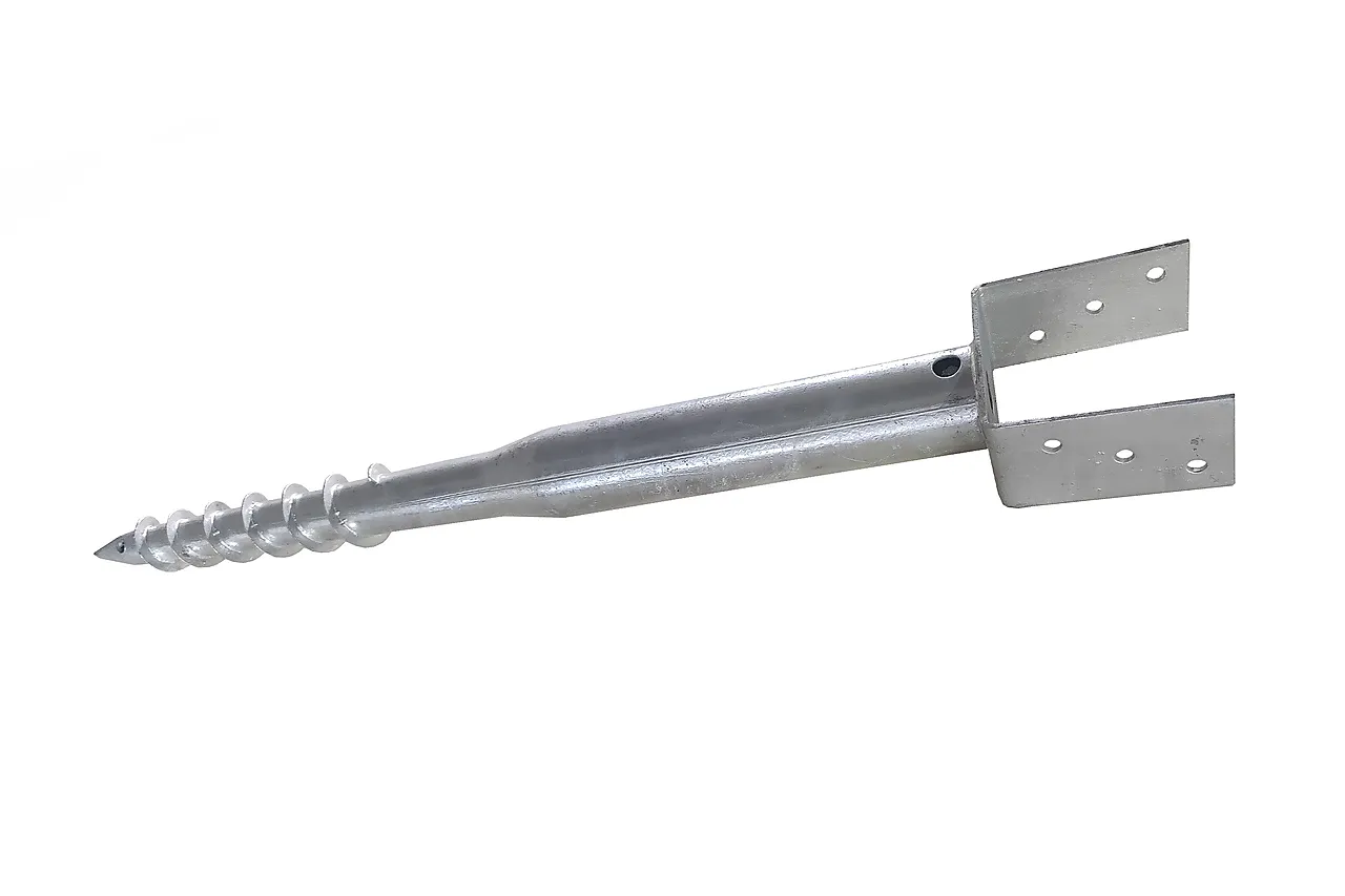 Jordskrue m/stolpefeste 90 mm