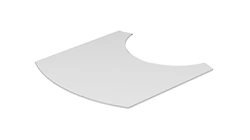Gulvplate origo klart glass