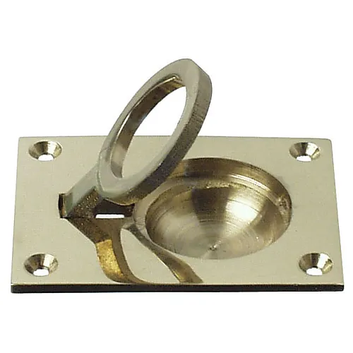 Krok kjellerlemring 67X50 mm messing