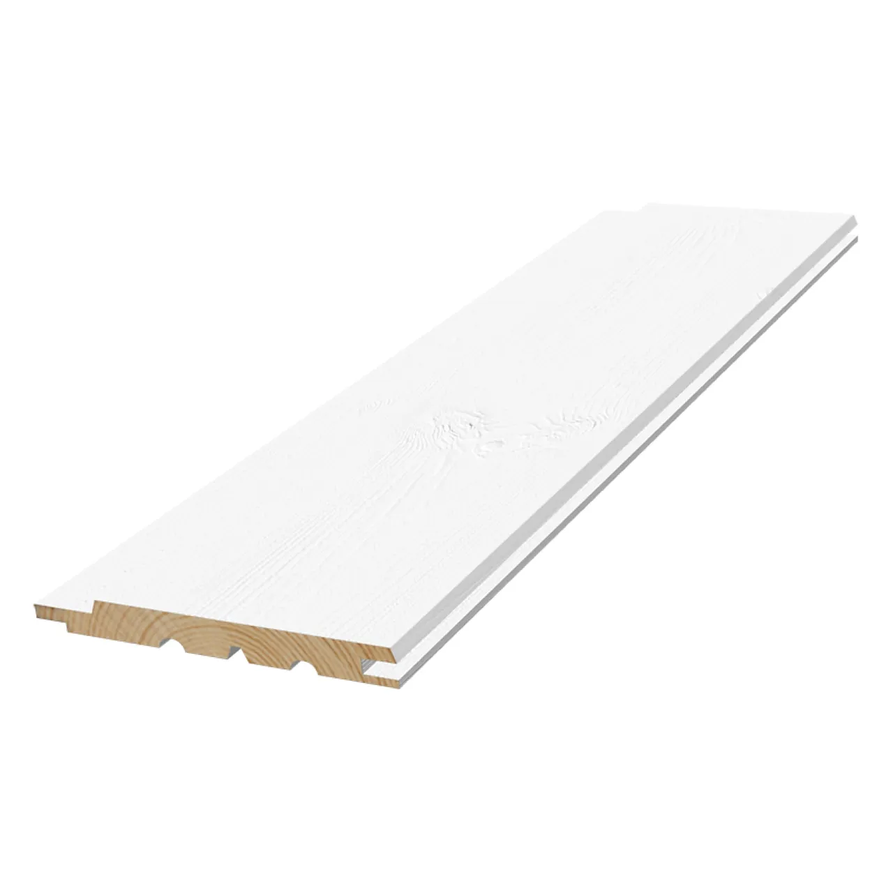 Furu 13x120x2390 skygge skr s0502y malt bomull kvistfri m spikerfals null - null - 2 - Miniatyr