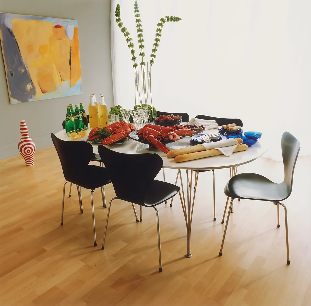 Boen parkett Bøk Andante 3-stav Live Matt lakk