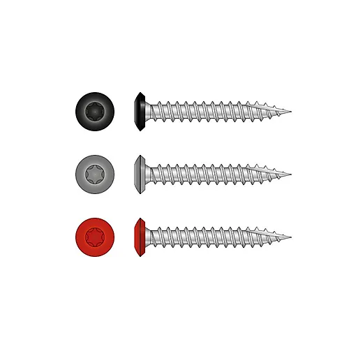 Takplateskrue a2 sort 5,0x35 a500