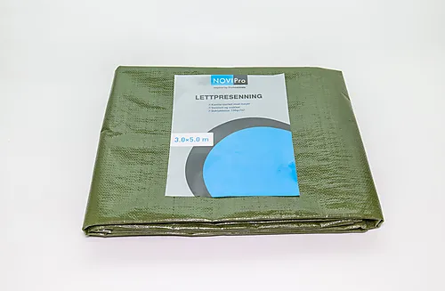 Presenning grønn 3x5 meter 130 gr/m2