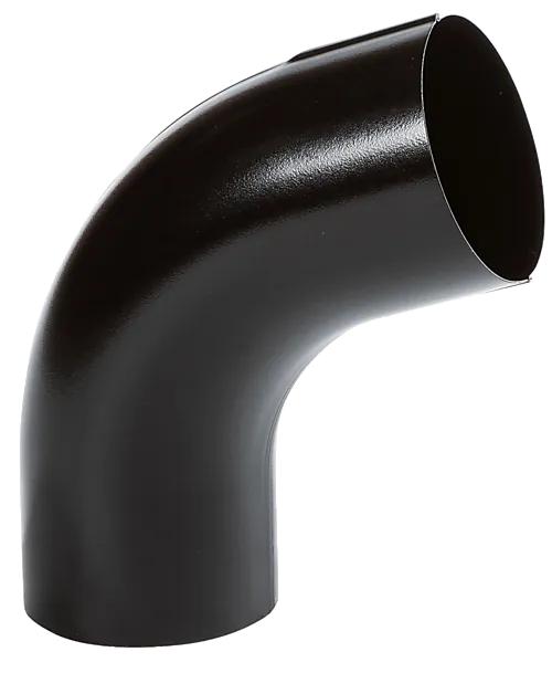 Bend stål sort 90mm isola takrenne