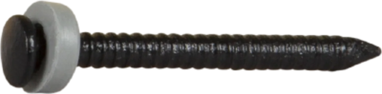 Blikkspiker svart 2,5x30 fzv -200 med tetting varmforsinket stål null - null - 3 - Miniatyr