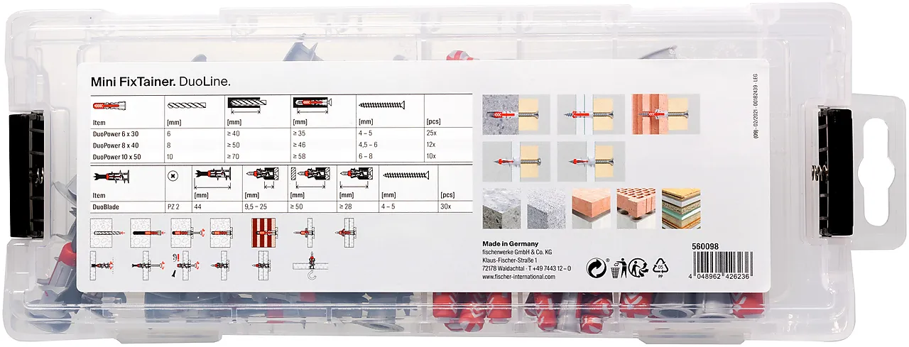 Sortimentsboks DuoLine Mini FixTainer null - null - 2 - Miniatyr