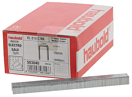 Krampe kl800-6 elf a10000haubold haubold krampe ryggbredde 12,9