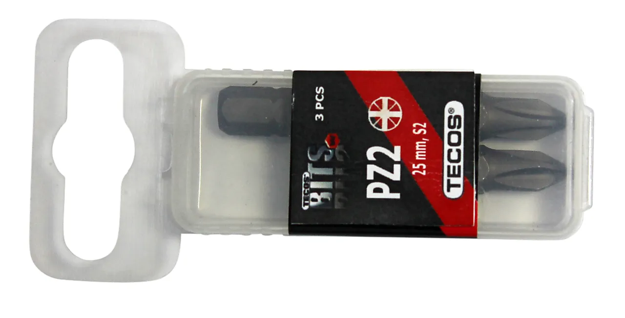 Bits s2 PZ3x25 mm pakke a 3 stk Bits s2 PZ3x25 mm pakke a 3 stk