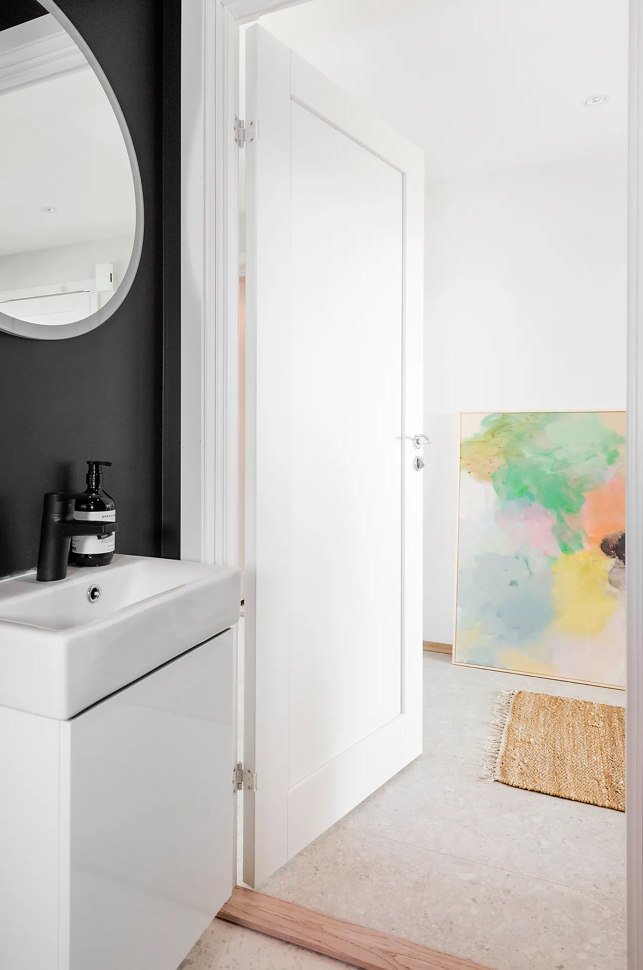 Innerdør Stil 1 hvit 70x200 cm null - 70x200 cm - 2 - Miniatyr