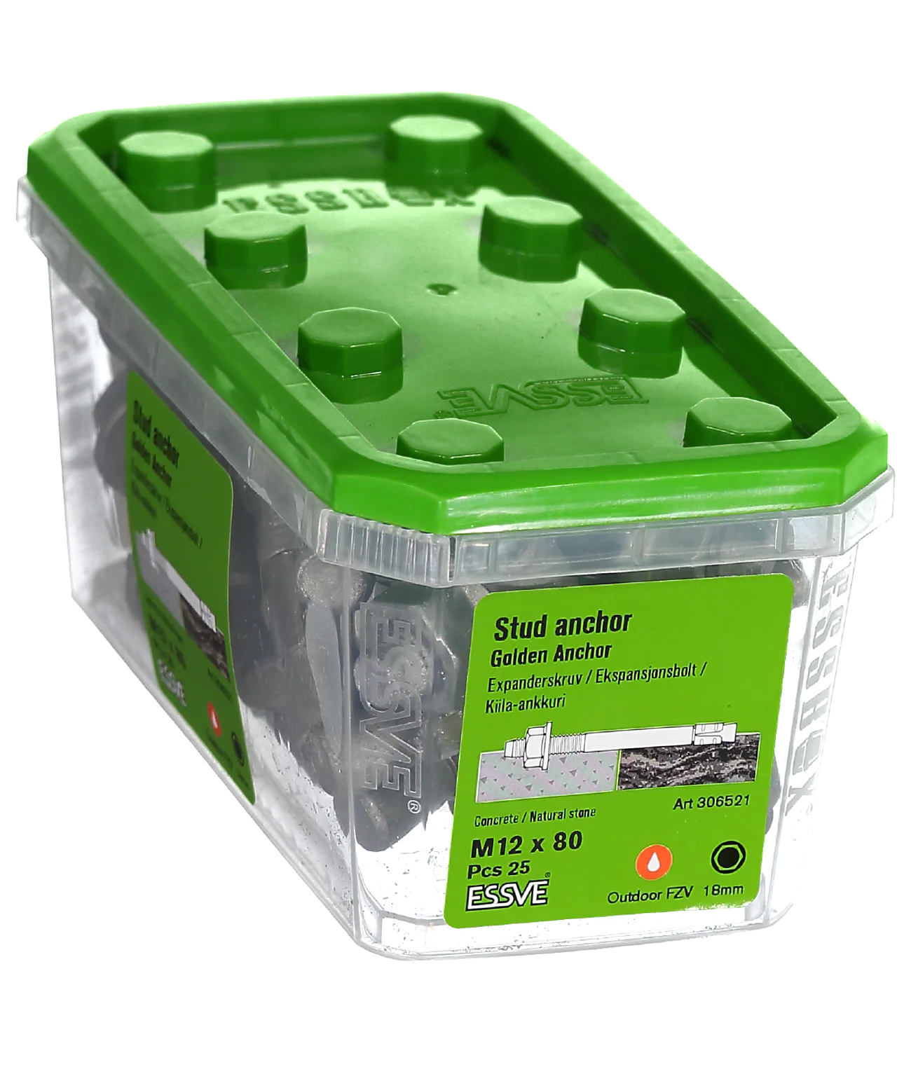Ekspansjonsbolt Golden Anchor M12x80 25 stk null - null - 2 - Miniatyr