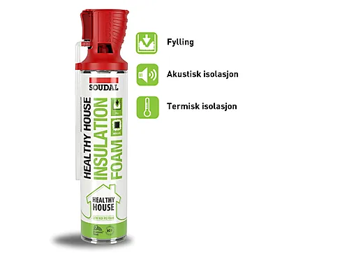 Fugeskum Healthy House Fill & insulate foam 500 ml