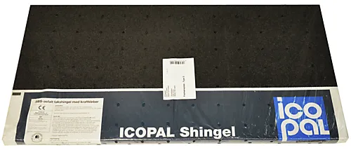 Fot-/møneplate til Icopal takshingel kullsort